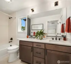 Photo of staged model for reference.