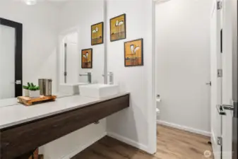 Guest powder room
