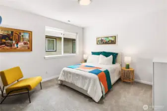 3rd bedroom with plenty of space and a walk in closet