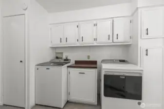 Laundry with tons of storage