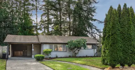 First time on the market in over 40! This meticulously maintained home is an amazing place to call home. Charming single-level home in the heart of Mountlake Terrace. Carport could be converted into living space or full garage.