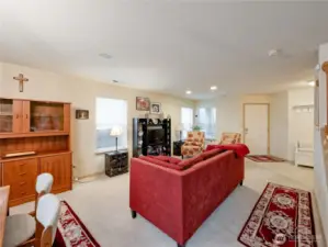 Living room and entry