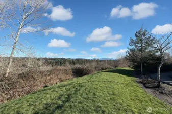 Peaceful views from the smaller park