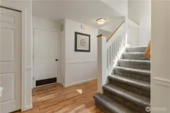 Looking back toward the entry area.