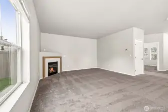 Lovely Fireplace to snuggle around.