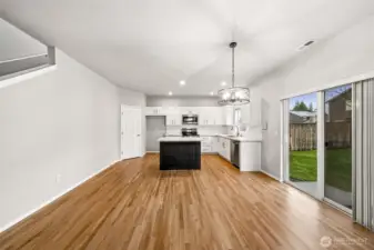 REAL hardwood floors shine!