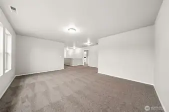 Freedom to stretch out in the huge Family Room