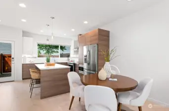 Eat-in Kitchen + Dining Space