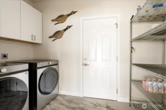 Laundry room with storage, it's a thing of beauty.