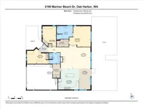 The floor plan. All measurements are approximate.