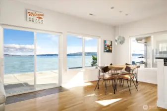 Whether dining in or out, you'll have plenty of space to host those you love.