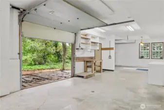 Or leave it as a workshop and second garage