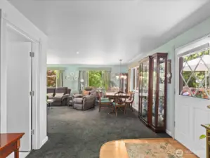 From Kitchen Leading to Large Bonus Room Addition & Door to Deck
