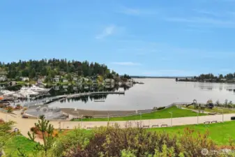 Walk to Meydenbauer Bay and parks