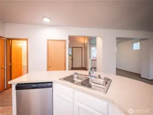 LARGE BAR AREA...NEW SINK AND FAUCET