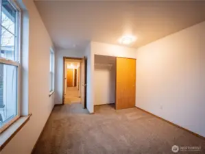 BEDROOM TO THE RIGHT OF THE STAIRWAY