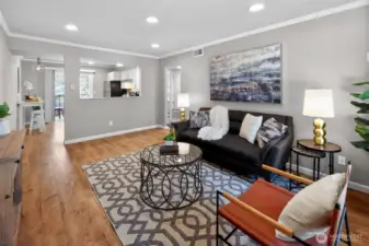 Light and bright interior!