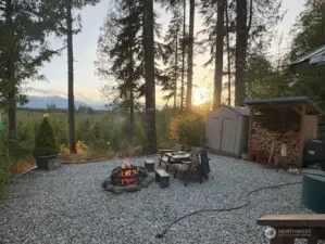 Sunset from your backyard