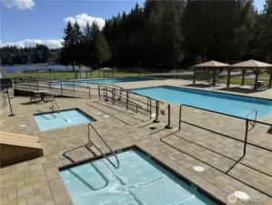 Community Hot tubs and pool