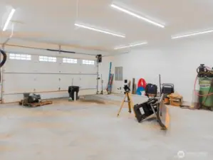 Garage next to Laundry and off of the doorway leading back into Kitchen