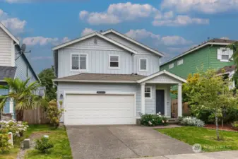 This 2-story home with a freshly painted exterior offers 1,413 sq. ft. of well-designed space.