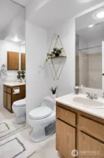 Full bath for the home's main bathroom.