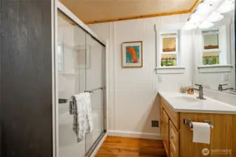Hall bathroom also updated.
