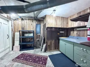 Basement shop space