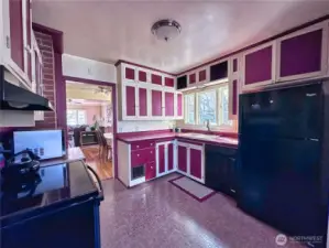 Appliances stay and there is additional pantry storage space