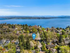 Build your dream seconds from the glistening shores of Lake Washington
