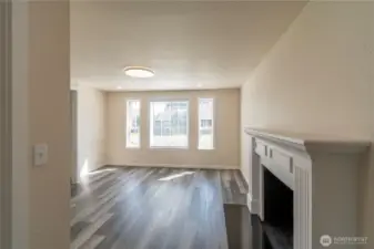 Another view of the family room.