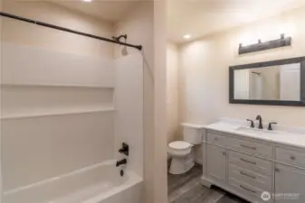 2nd full bathroom upper level.