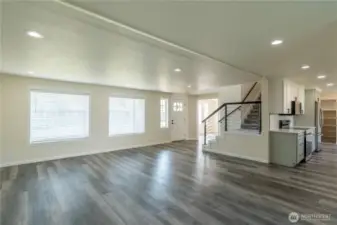 Another picture of the huge living area.