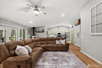 You'll appreciate the ceiling fan, offering a refreshing breeze during the warm summer months.
