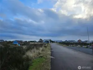Neighborhood view to East.