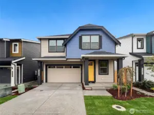 Exterior of the actual home