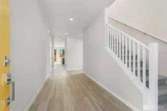 Interior of the actual home