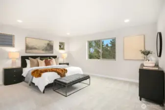 Dreamy Primary Suite with 5-pc bath and Walk in Closet!