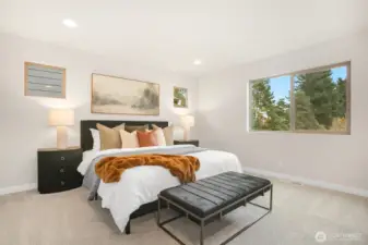 Dreamy Primary Suite with 5-pc bath and Walk in Closet!