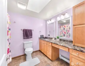 Shared bathroom.