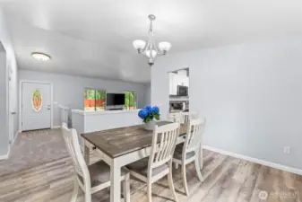 Formal Dining room off kitchen/living room