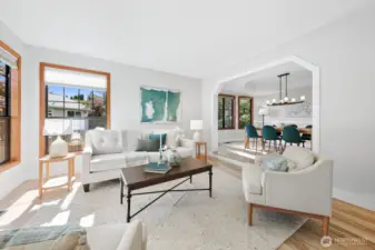 Sun Filled Living Room