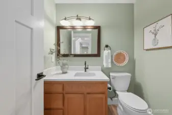 Main floor powder room