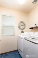 Laundry Room with newer Washer & Dryer (2024).