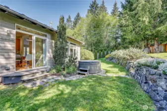 In-town convenience, yet private back here!