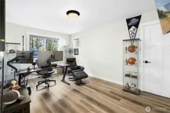 This versatile bedroom offers generous space and abundant natural light, making it ideal as a home office, guest room, or flex space. Clean lines and updated finishes provide a blank canvas to suit a variety of needs.