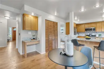 Semi Open floorplan provides flow & function