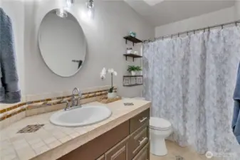 Upper level full bath