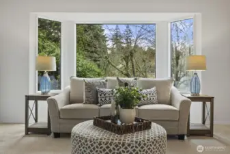 You'll love the view windows and all the light from the southern exposure.