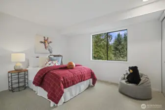 Large secondary bedrooms.